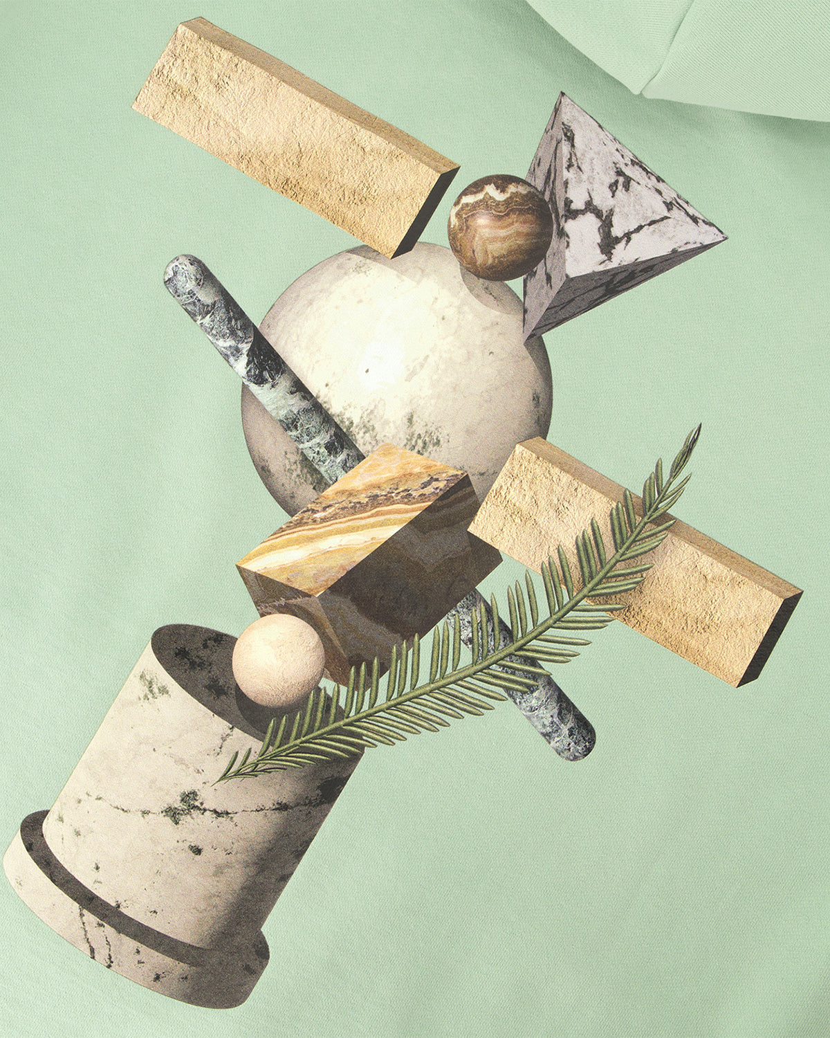 Hoodie Balance Frosty Green