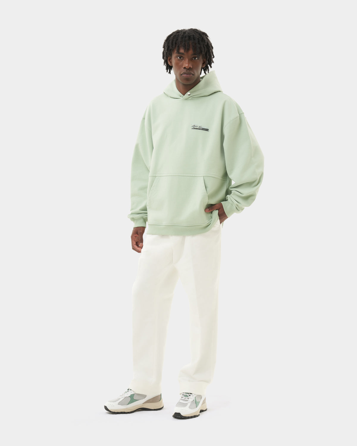 Hoodie Balance Frosty Green