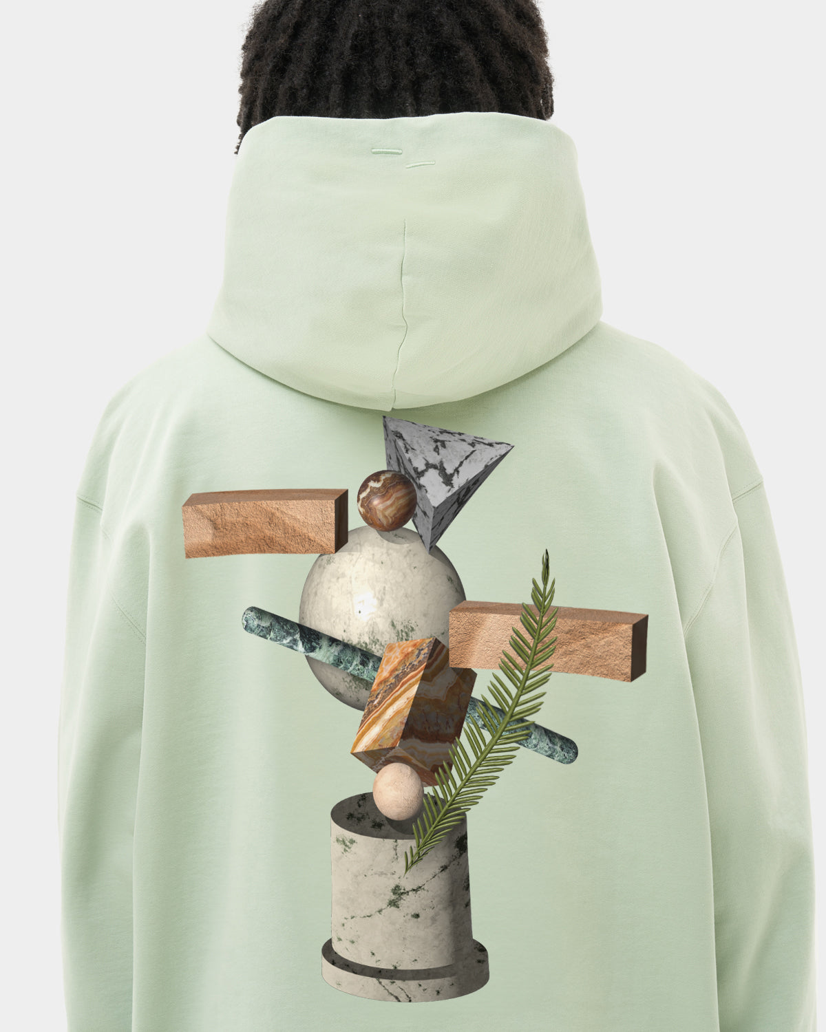 Hoodie Balance Frosty Green